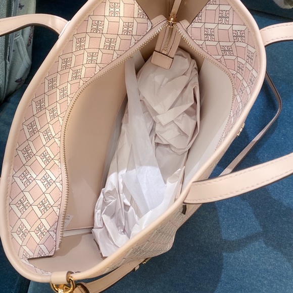 Tory Burch Geo Logo mini Top Zip Tote - Picture 7 of 9